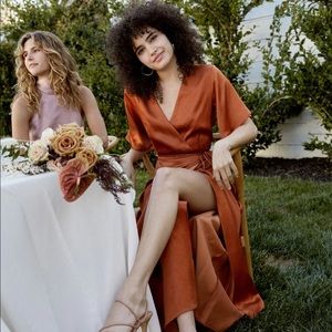 Madewell x Whimsy and Row Lola Wrap Dress XS